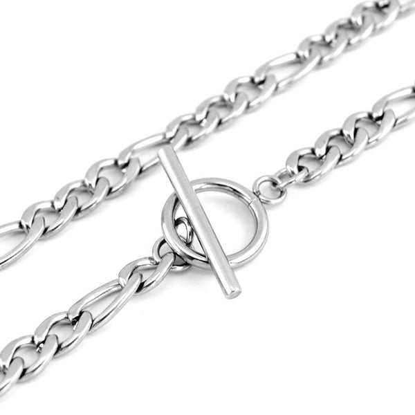 FIGARO TOGGLE NECKLACE - STAINLESS STEEL
