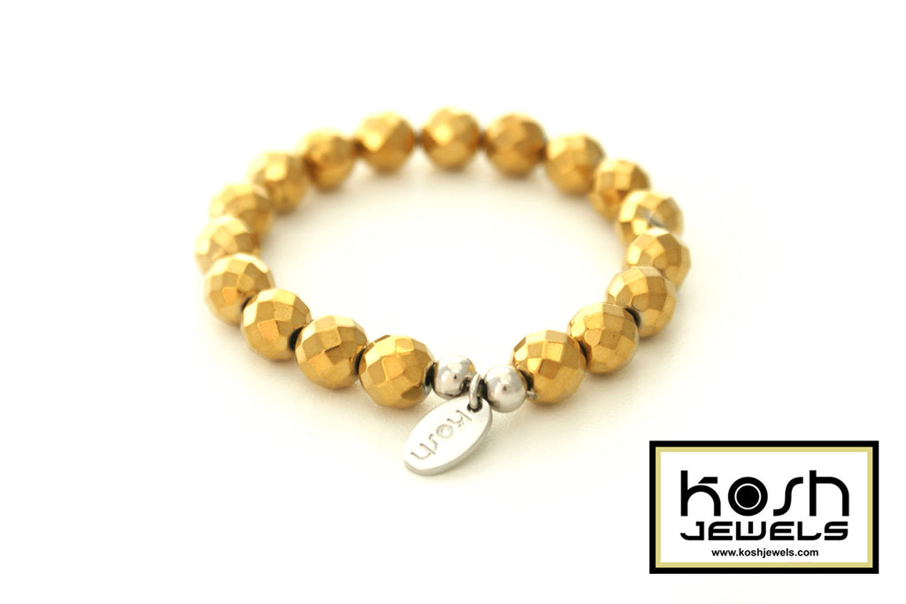 SONA SIGNATURE BEADED BRACELET (FACETED)