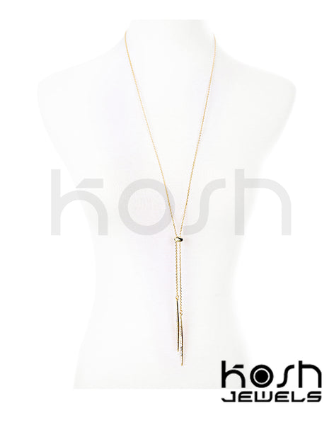DOUBLE LARIAT NECKLACE