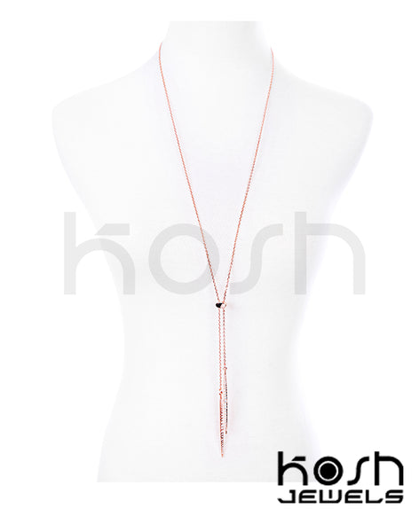 DOUBLE LARIAT NECKLACE