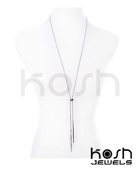 DOUBLE LARIAT NECKLACE