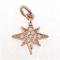 PAVÉ MINI PENDANT NECKLACE - NORTH STAR