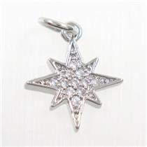 PAVÉ MINI PENDANT NECKLACE - NORTH STAR