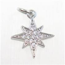 PAVÉ MINI PENDANT NECKLACE - NORTH STAR