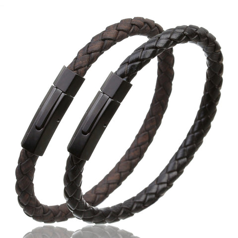 JONAS BRAIDED LEATHER BRACELET
