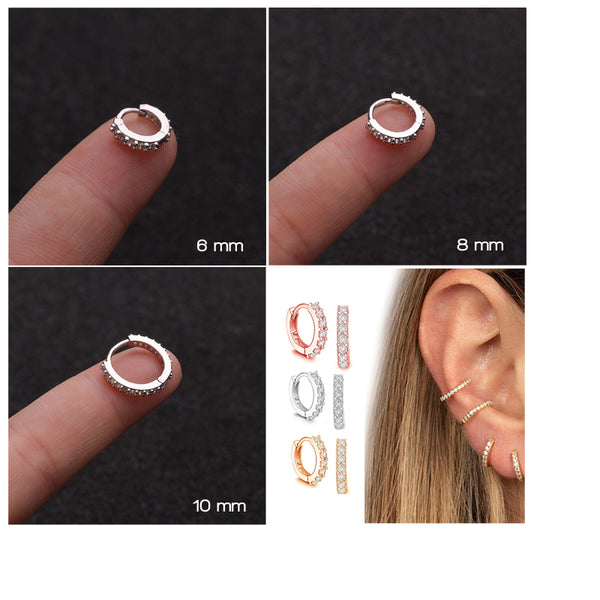 PAVÉ HUGGIE HOOPS