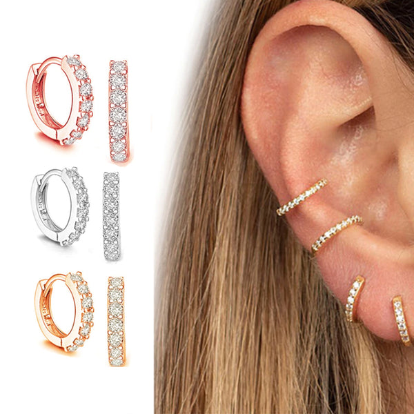 PAVÉ HUGGIE HOOPS