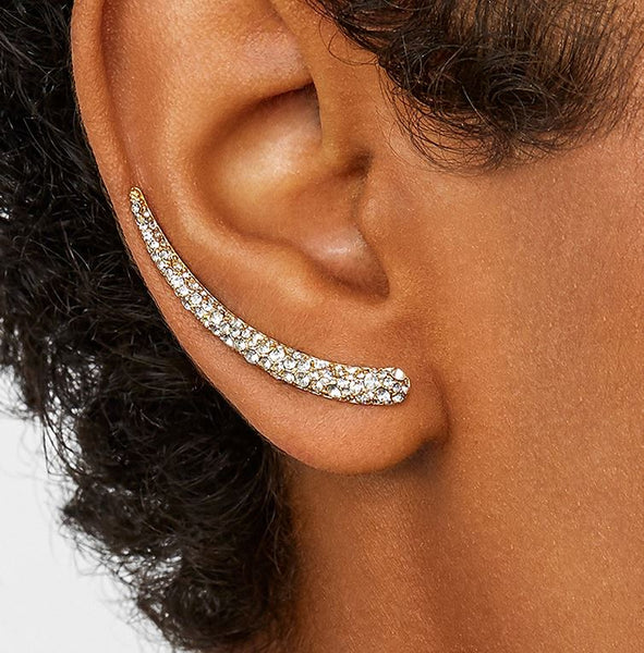 NAOMI PAVÉ EAR CRAWLER
