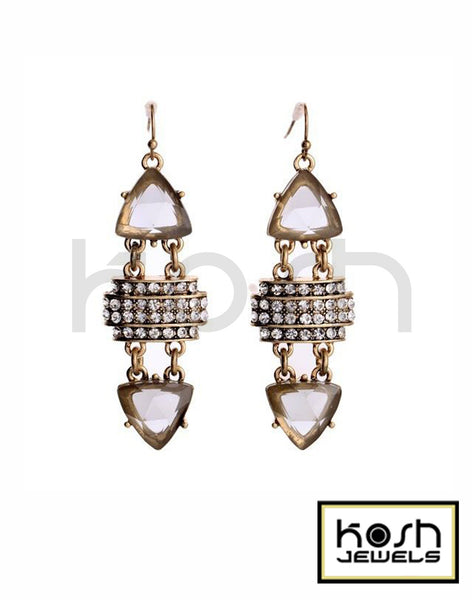 VINTAGE LUXE DROP EARRINGS