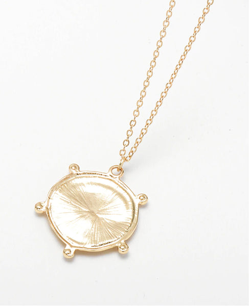 COIN PENDANT NECKLACE - HARBOUR