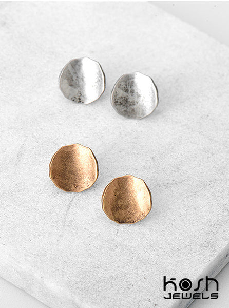 FREEDOM STUD EARRINGS - ROUND