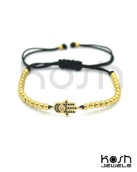 PAVE HAMSA BRACELET