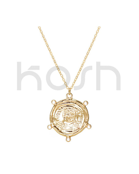 COIN PENDANT NECKLACE - HARBOUR