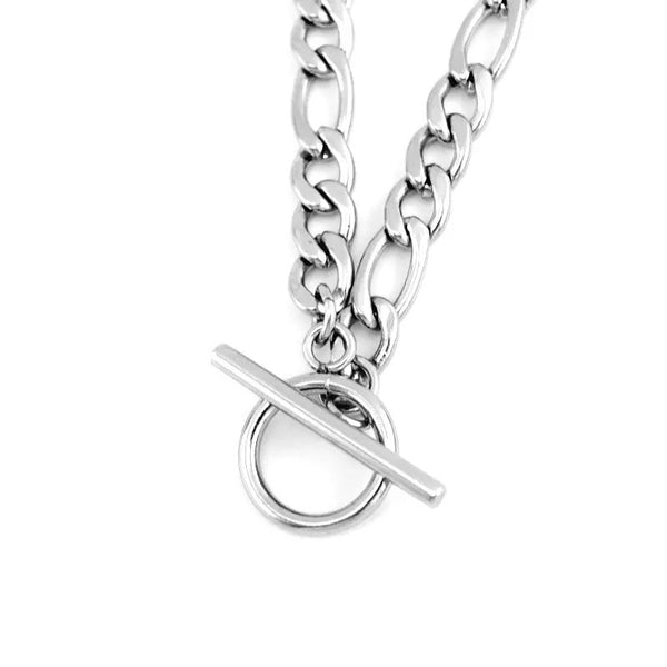 FIGARO TOGGLE NECKLACE - STAINLESS STEEL