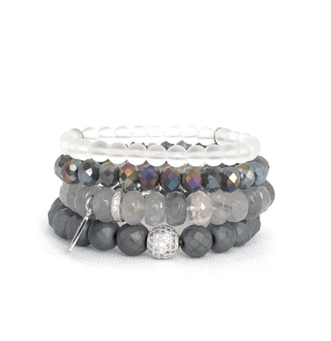 CELESTIAL SONNET PAVÉ STACK