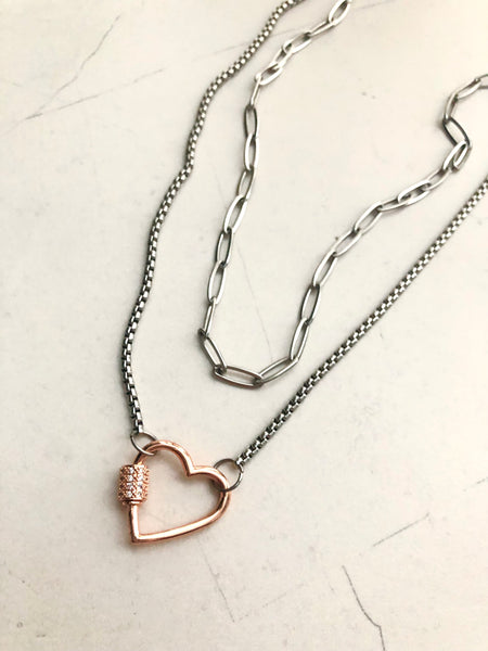BE MINE NECKLACE DUO