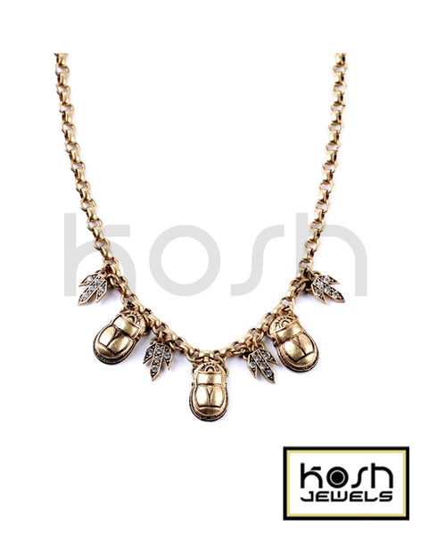 SCARAB STATEMENT NECKLACE