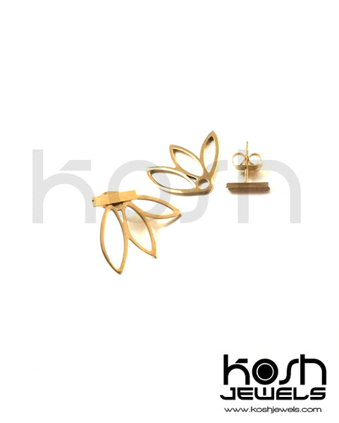 LOTUS JACKET & STUD EARRINGS