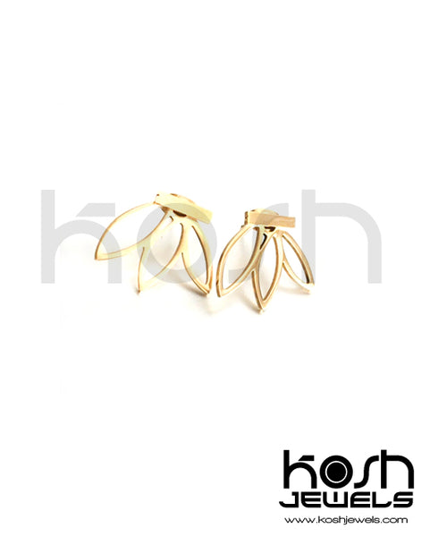LOTUS JACKET & STUD EARRINGS