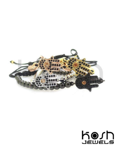 PAVE HAMSA BRACELET