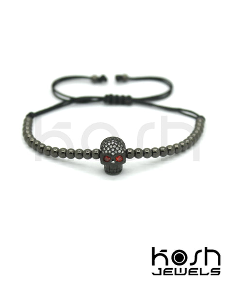 PAVE SKULL BRACELET