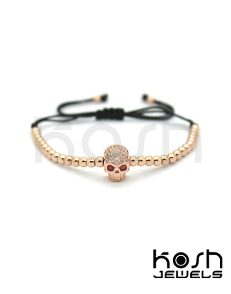 PAVE SKULL BRACELET