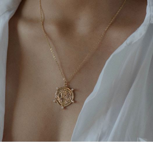 COIN PENDANT NECKLACE - HARBOUR